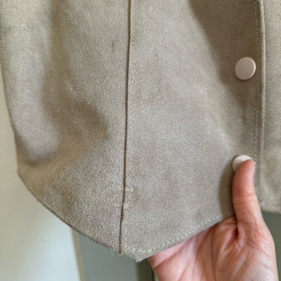 RARE vintage Two-Piece 60s/70s suede skirt set - Picture 8 of 8